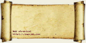 Mia Stepanović vizit kartica